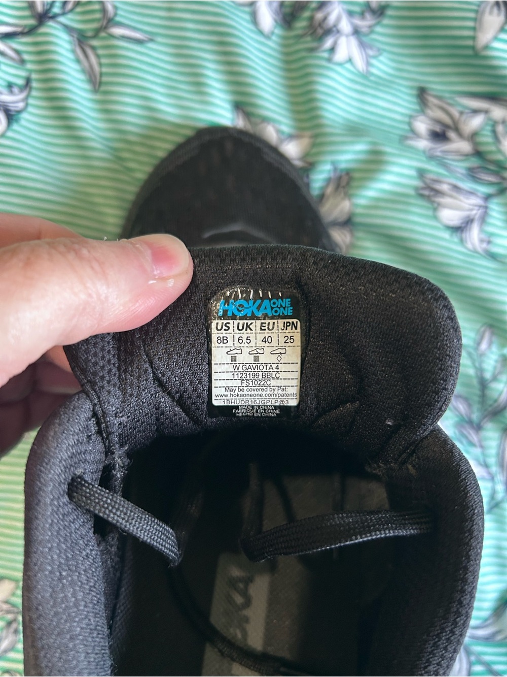Hoka One Black Athletic Running Shoes - Picture 5 of 5